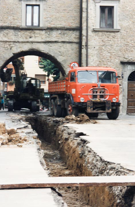 Metanizzazione e costruzione del nuovo aquedotto a Castiglione dei Pepoli
